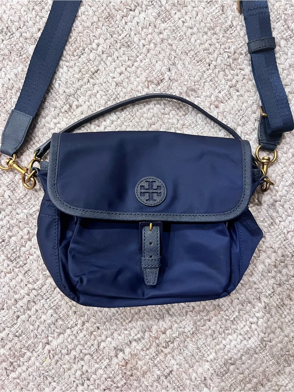 Tory Burch Navy Crossbody Bag